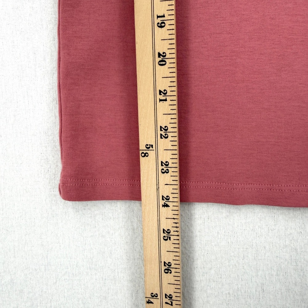 ENZA COSTA Cotton Knit Easy Tank Womens Small PInk Sleeveless Top Minimalist NEW - Picture 6 of 13